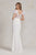 Feathers Off the Shoulder Glitter Wedding Dress by Nox Anabel S1229
