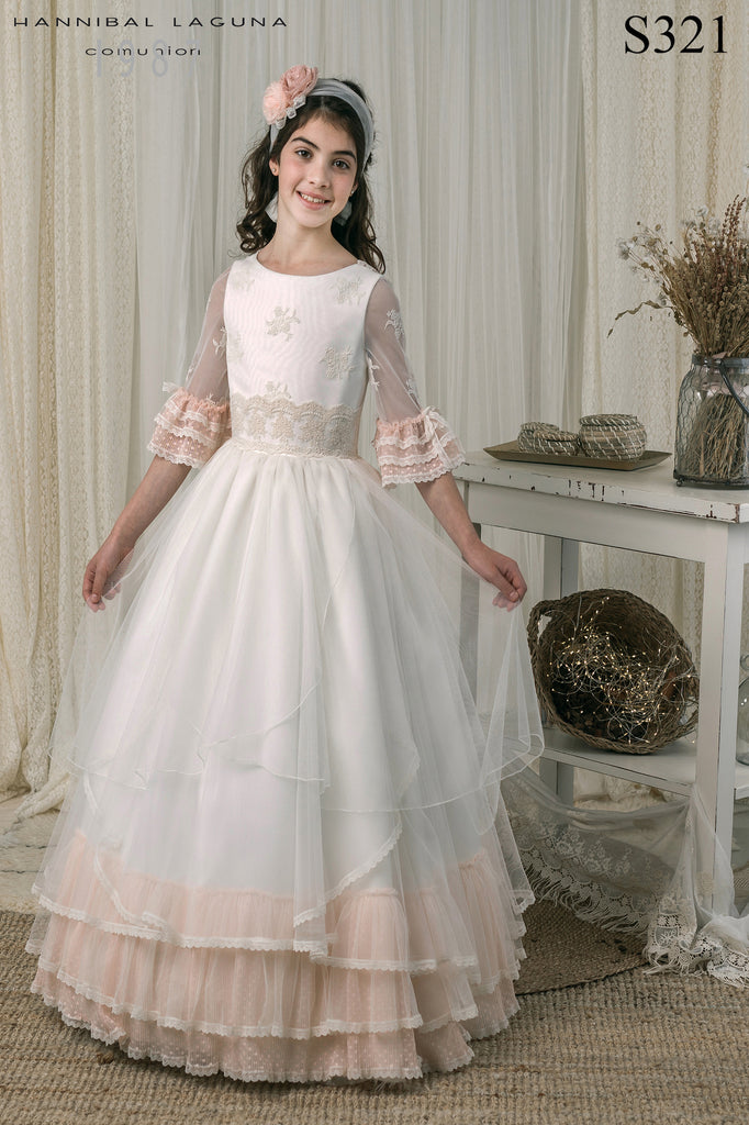 Spanish Communion Gown Hannibal Laguna S321