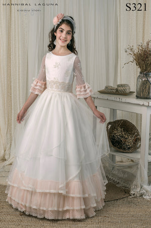 Spanish Communion Gown Hannibal Laguna S321