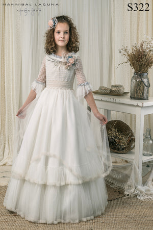 Spanish Communion Gown Hannibal Laguna S322