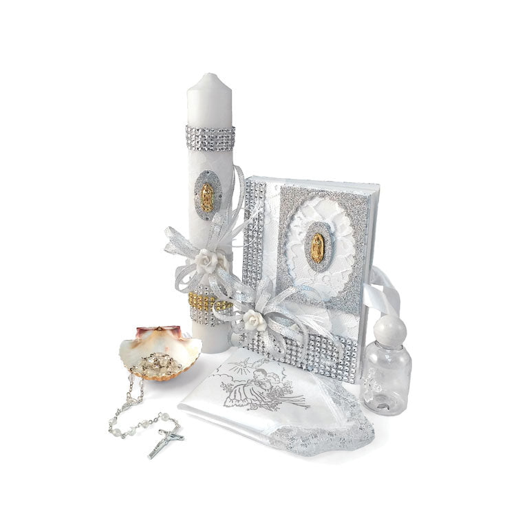 Set of  Candles First Communion Baptism Accessories Style  SB3847