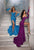 Portia & Scarlett Long  Velvet Sequin Prom Gown PS23521G WITH  GLOVES