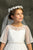 White Flower Crown Veil First Communion Flower Girl Accessories Style 038