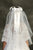 White Flower Pearl Crown Veil First Communion Flower Girl Accessories Style 040