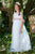 Athenea Polka Tulle Dress with Custom Color Sash Spanish Communion Gown by Flor de C