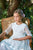 Carlota Plumeti Tulle Dress with Custom Length Spanish Communion Gown by Flor de C