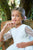 Carlota Plumeti Tulle Dress with Custom Length Spanish Communion Gown by Flor de C