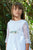 French Sleeves Dotted tulle  Custom Sizing Constanza Spanish Communion Gown by Flor de C