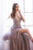 Andrea & Leo Couture A0850 Daphne Floral Beaded Ombre Mauve A-Line Gown