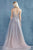Andrea & Leo Couture A0850 Daphne Floral Beaded Ombre Mauve A-Line Gown