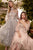 Long Sleeves Embroidered Tulle Tea Length Gown Blush  DUCHESA Andrea & Leo A0862  Blush