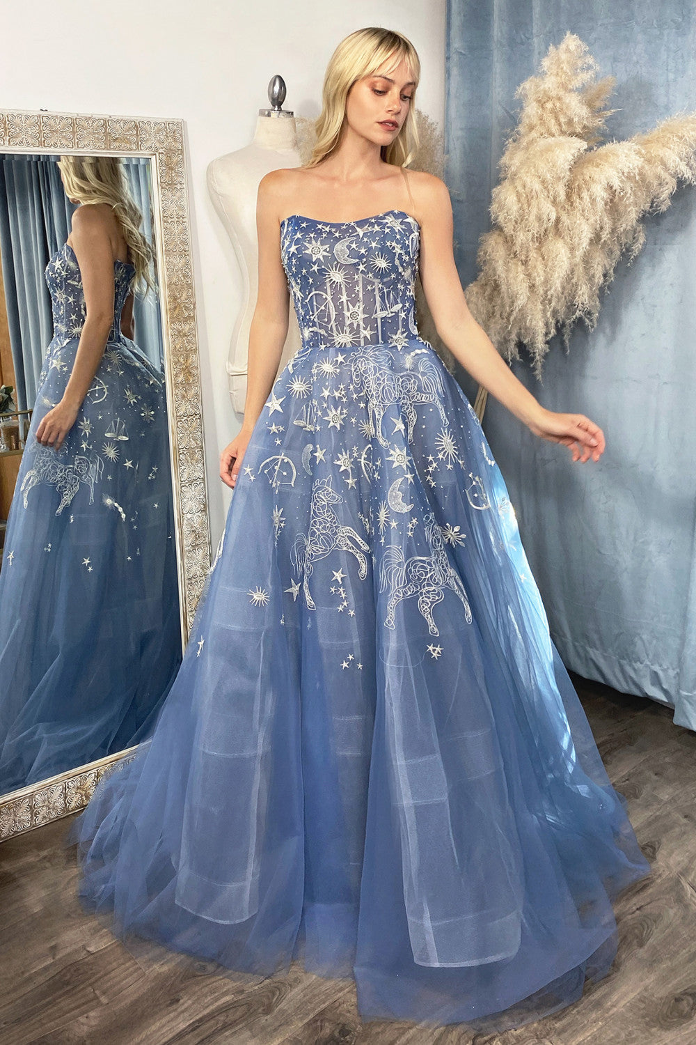 Andrea & Leo Couture A0890 Constellation Dream Tulle Ball Gown Prom Ev Sparkly Gowns Andrea & Leo Couture A0890 Constellation Dream Tulle Ball Gown Prom Ev Sparkly Gowns