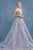 Dramatic V-Neckline Tulle Ball Gown Lilian  Andrea & Leo Couture A0893