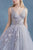 Dramatic V-Neckline Tulle Ball Gown Lilian  Andrea & Leo Couture A0893