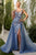 Andrea & Leo A0894 Christina Beaded Sheath Overskirt Gown