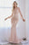 Fully Pearled Long Sleeves Blush  Evening Dress Andrea & Leo A0997