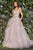 Andrea & Leo A1021 Butterfly Appliques Layered Tulle Ball Gown