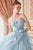 Andrea & Leo A1021 Butterfly Appliques Layered Tulle Ball Gown