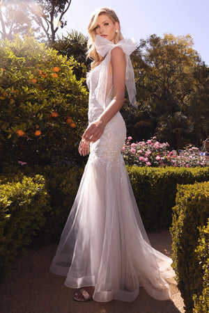 Andrea &amp; Leo Couture A1039W Vika Vestido de novia con escote en V y encaje en