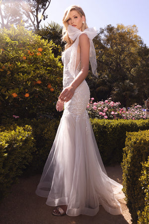 Andrea & Leo Couture A1039W Vika Lace  V-Neckline  Wedding Gown