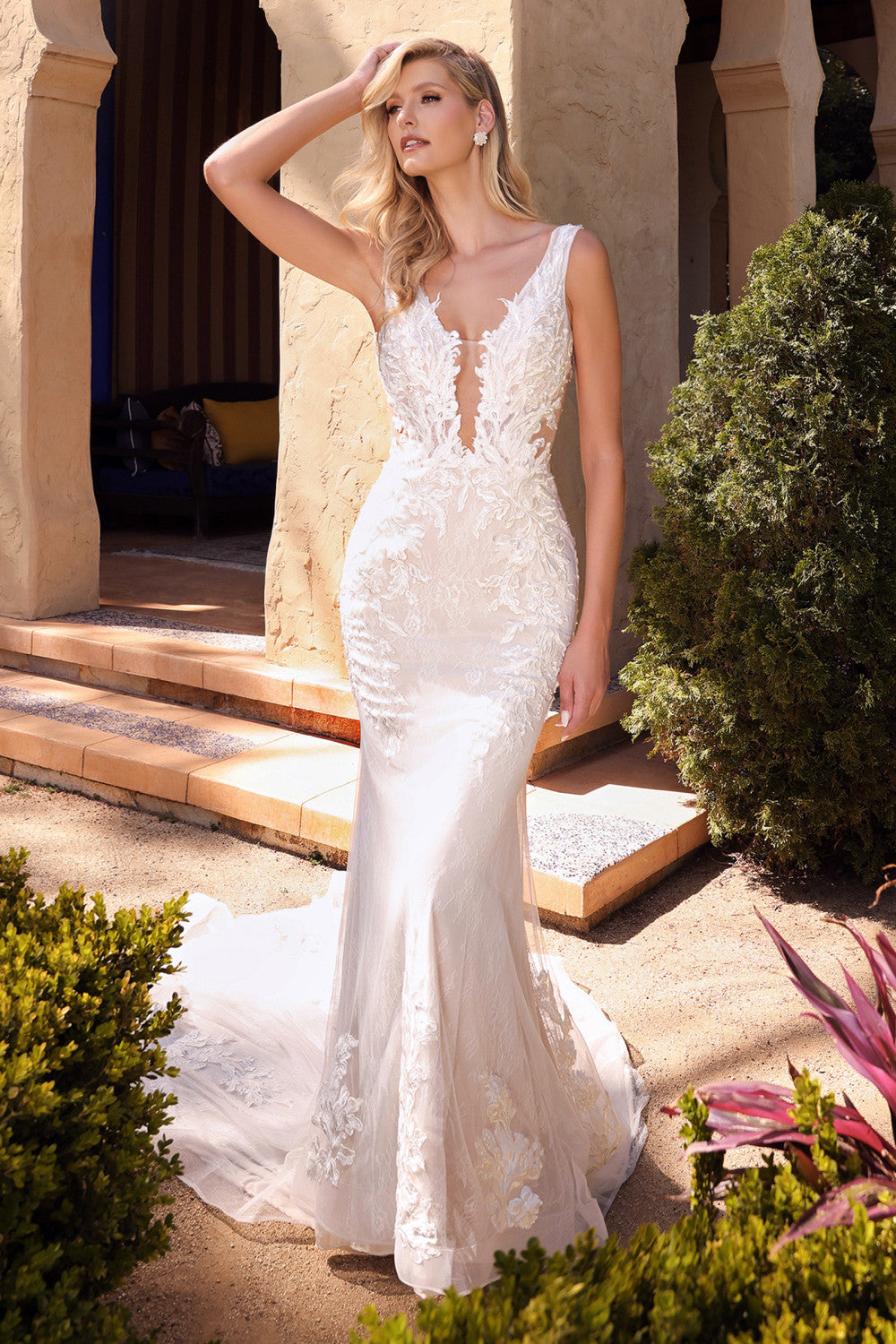 Andrea & Leo Couture A1072W Avery Lace Wedding Gown Sparkly Gowns Andrea & Leo Couture A1072W Avery Lace Wedding Gown Sparkly Gowns