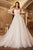 Vestido de fiesta de tul con apliques florales A1103W