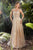 Champagne evening dress