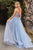 Andrea & Leo A1142 Floral Appliques Sleeveless A-Line Tulle Gown