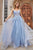Andrea & Leo A1142 Floral Appliques Sleeveless A-Line Tulle Gown