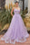 Andrea & Leo A1142 Floral Appliques Sleeveless A-Line Tulle Gown