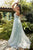 Andrea & Leo Couture A1145 Minted Opal Garden A-line Gown