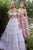 Andrea & Leo Ruffles and Rhinestone Embellishment Tulle Gown A1150