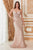 Andrea & Leo Couture Beaded Embellishment Nude Prom Gown A1186