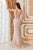 Andrea & Leo Couture Beaded Embellishment Nude Prom Gown A1186