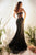 Andrea & Leo Strapless Crystal Appliques Mermaid Lace Gown A1211