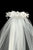 White Flower Pearl Crown Veil First Communion Flower Girl Accessories Style 037