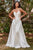 Cowl-Neckline A-line Slit Wedding Gown BD104W