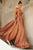 Flowy Satin V-neckline A-line Sienna Bridesmaids or Evening Gown BD105