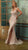 Feathers V-Neckline Prom Dress Beaded Embellished CB076