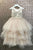 The Lavish Multi-Tiered Tutu Tulle White First Communion Dress 324wh