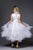 The Lavish Multi-Tiered Tutu Tulle White First Communion Dress 324wh