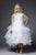 The Lavish Multi-Tiered Tutu Tulle White First Communion Dress 324wh