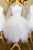 The Lavish Multi-Tiered Tutu Tulle White First Communion Dress 324wh