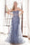 Overskirt evening dress