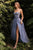 La Divine CB080 Detachable Off-the-shoulder Sleeves Tulle Gown
