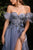 La Divine CB080 Detachable Off-the-shoulder Sleeves Tulle Gown