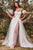 Detachable Off-the-shoulder Sleeves Tulle Wedding Gown CB080W