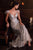Plunging Neckline Glitter Print Mermaid Prom Gown CB088