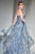 Strapless Lace Sheer Overskirt Mermaid Gown CB095