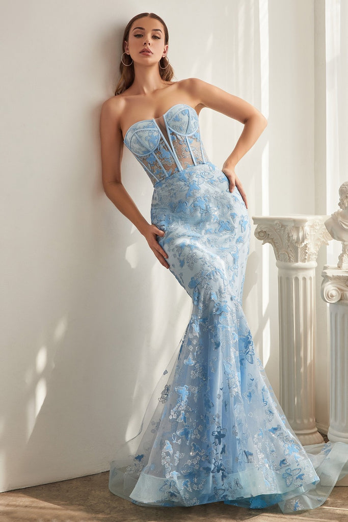 Custom Made 3D Butterfly Applique Off Shoulder A Line Cold Shoulder Evening  Dress With Tulle Skirt Floor Length Formal Gown For Parties From  Magicdress2011, $182.92 | DHgate.Com